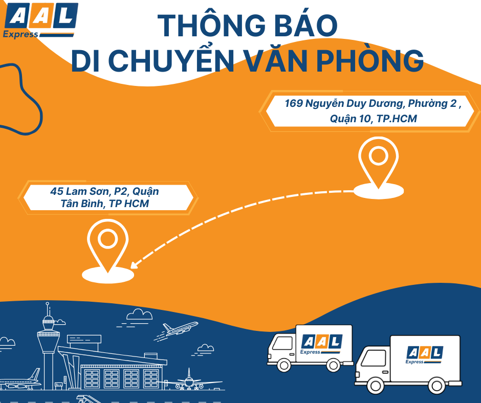 THÔNG BÁO DI CHUYỂN VĂN PHÒNG - CHI NHÁNH HỒ CHÍ MINH